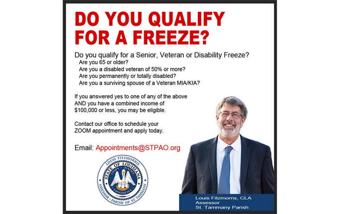 To Freeze or not to Feeze (STP Assessor's Office)