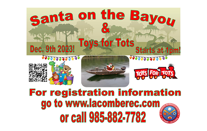 Santa on the Bayou / Toys for Tots 2023