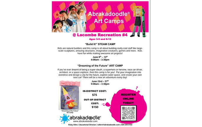 Abrakadoodle Art Camp