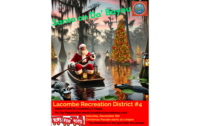 SANTA ON THE BAYOU